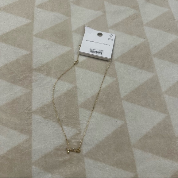 Madewell vintage gold rose pendant necklace - Picture 4 of 5